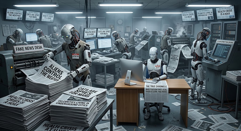 AI bots generating false content