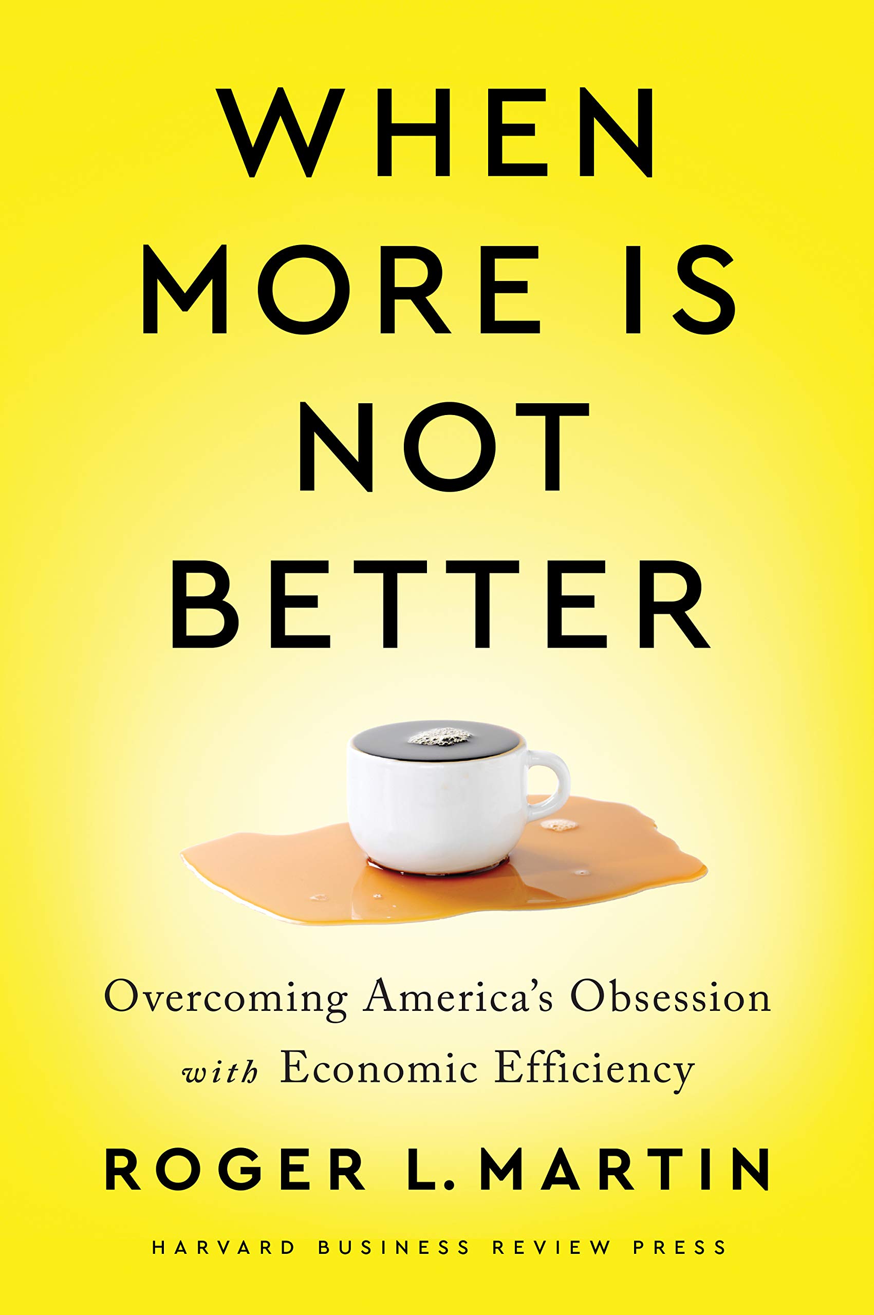 book cover "when more is not better"